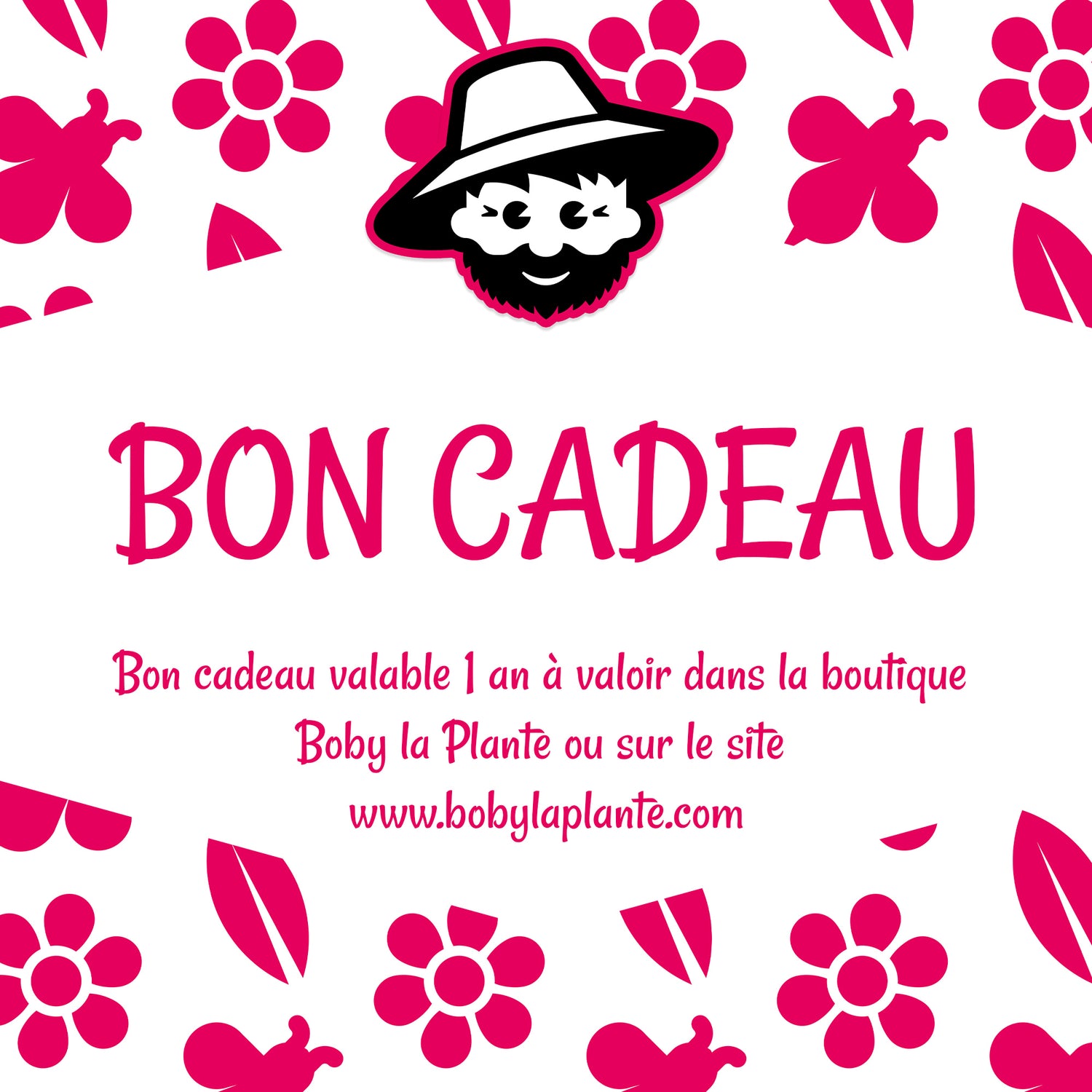 Bon Cadeau (hors atelier DIY)